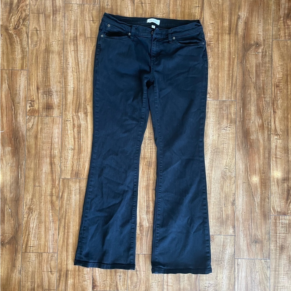 LILA RYAN Women’s Black Slim Bootcut Jean Denim Size 30